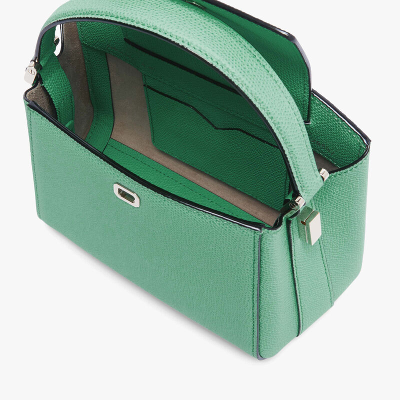 Brera crossbody micro bag - Spearmint Green - Millepunte calf leather - Valextra - 3