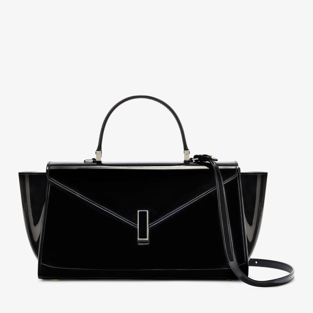 Iside Editor Gloss Top Handle Medium Bag -  - Vitello Chic lucido - Valextra - 1