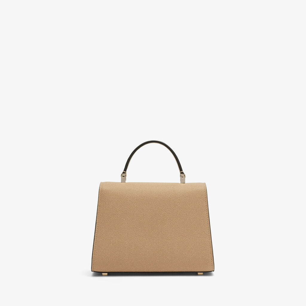Iside crossbody micro bag - Cashmere Beige - Vitello VS - Valextra - 6