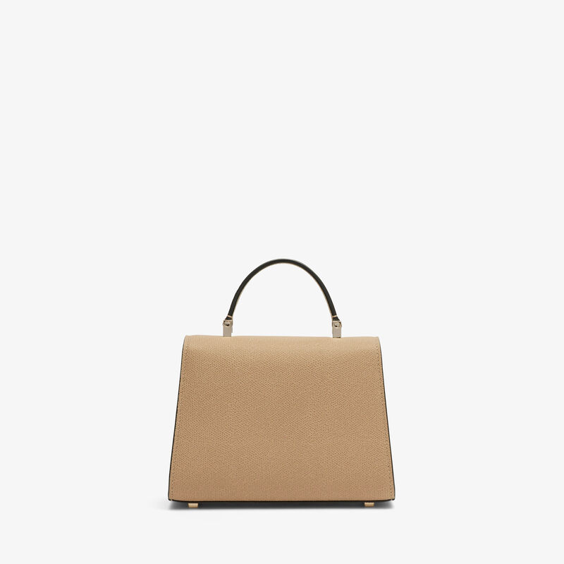 Iside crossbody micro bag - Cashmere Beige - Millepunte calf leather - Valextra - 6