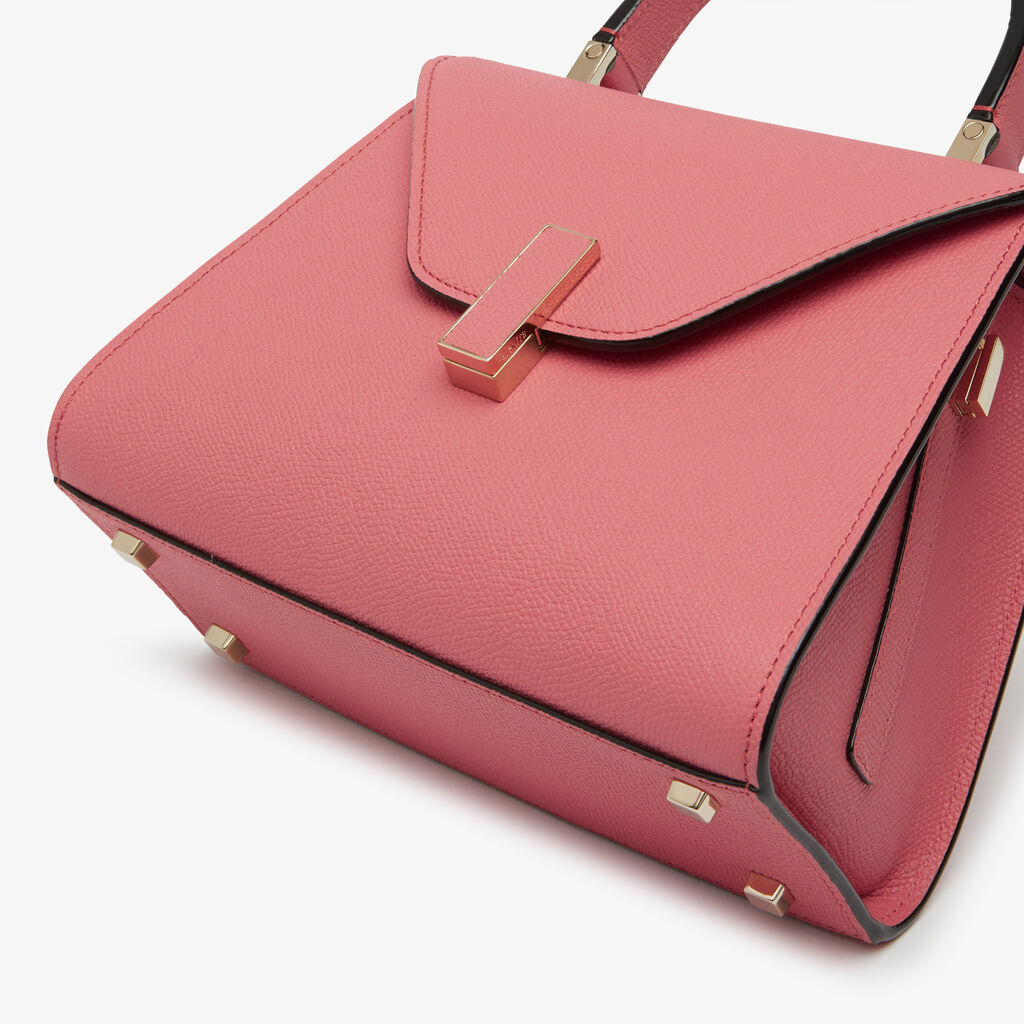 Borsa a Mano Iside Mini - Rosa Antico - Vitello VS - Valextra - 4