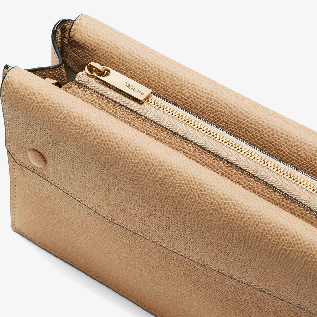 Borsa a tracolla pocket Slim - Beige Cashmere - Vitello VS - Valextra - 5