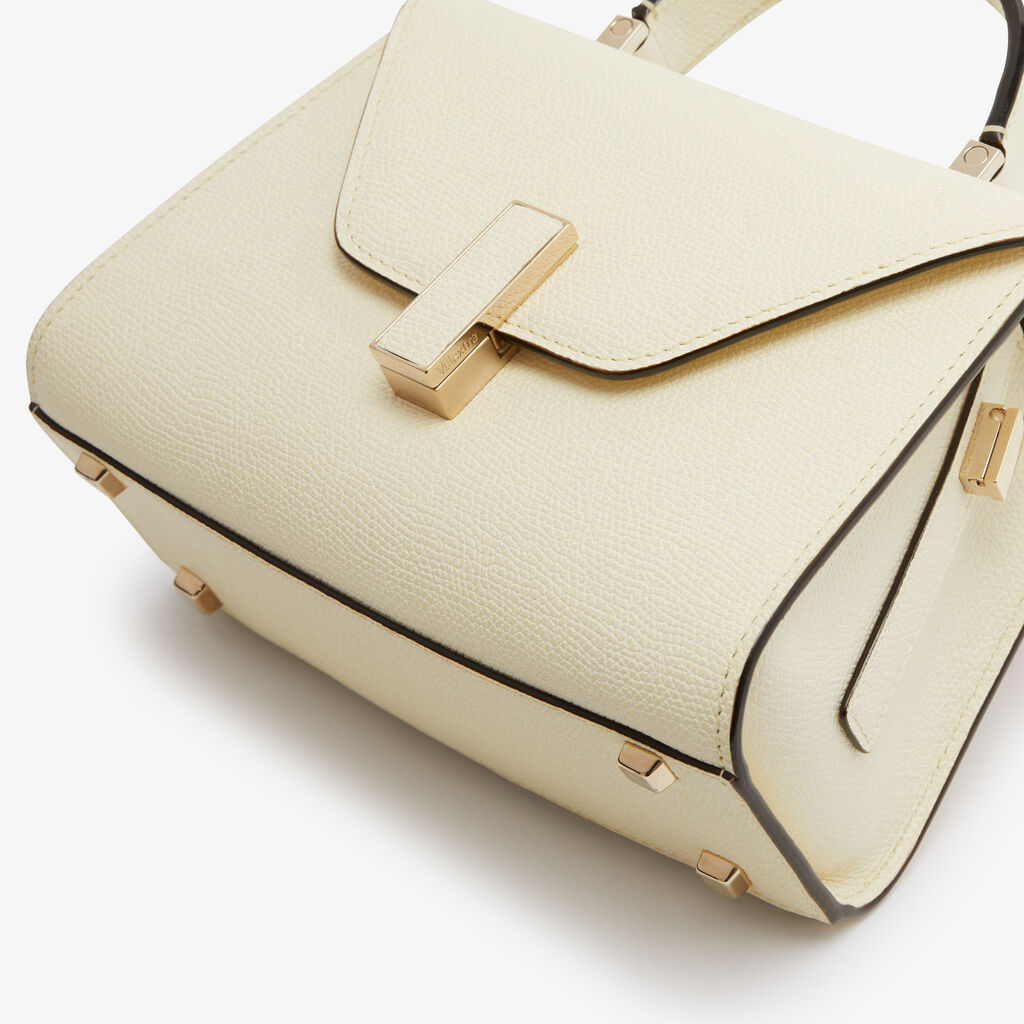 Iside crossbody micro bag - Pergamena White - Vitello VS - Valextra - 4