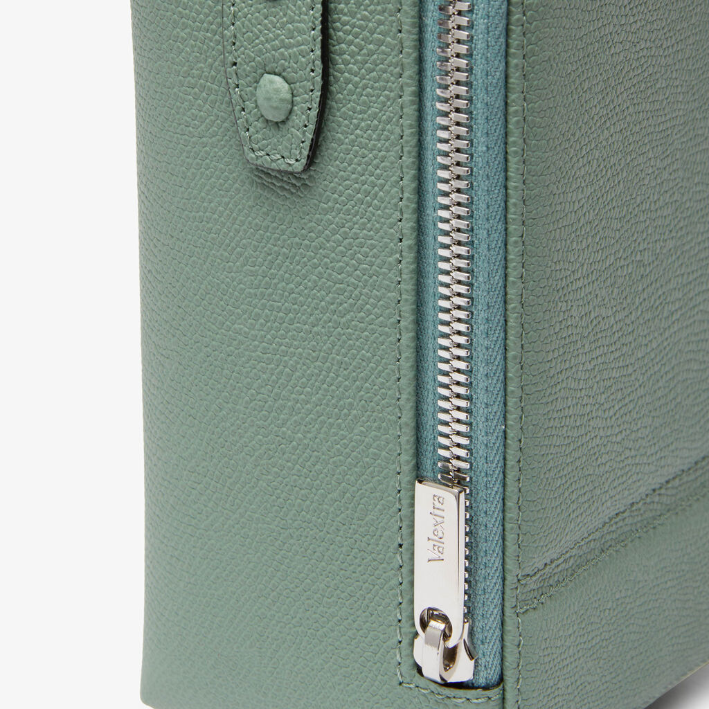Tric Trac Bag - Eucalyptus Green - Vitello VS - Valextra - 4