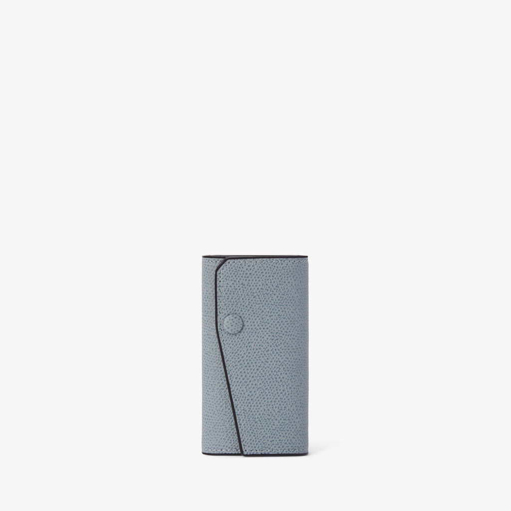 Key Holder 6 Hooks - Niagara Blue - Vitello VS - Valextra - 1