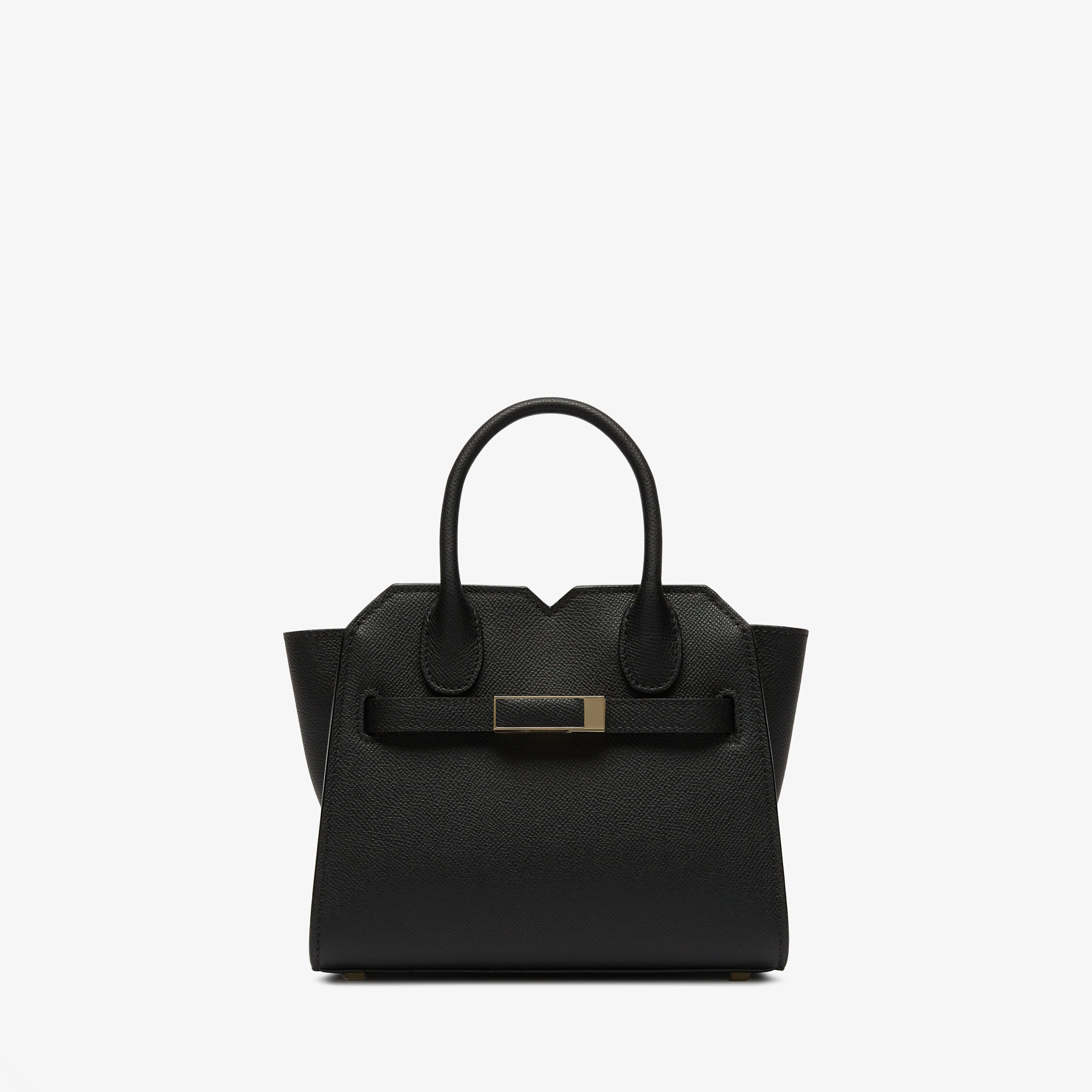 Women's Black Leather Leather Luxury crossbody micro bag | Valextra