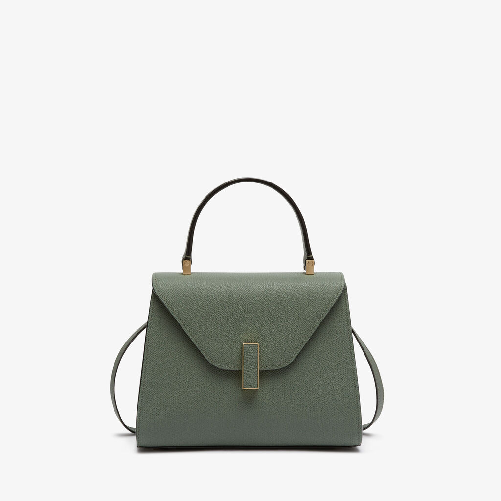 Iside Top handle mini bag - Musk Green - Vitello VS - Valextra - 1