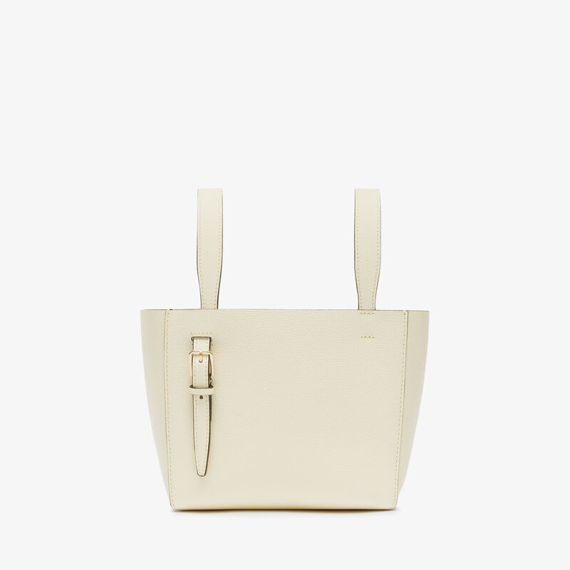 Soft Bucket Micro bag - Pergamena White - Millepunte calf leather - Valextra - 5