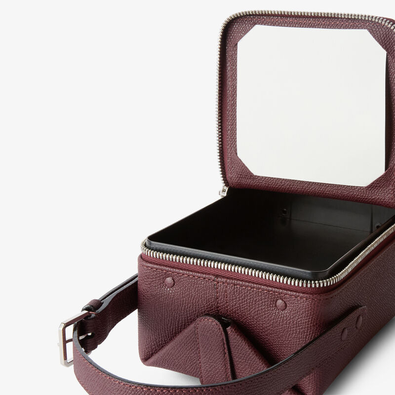 Tric Trac Bag - Claret Red - Millepunte calf leather - Valextra - 5