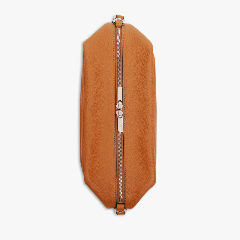 Origami Crossbody Medium Bag - Havana Brown - Millepunte Soft calf leather - Valextra - 4
