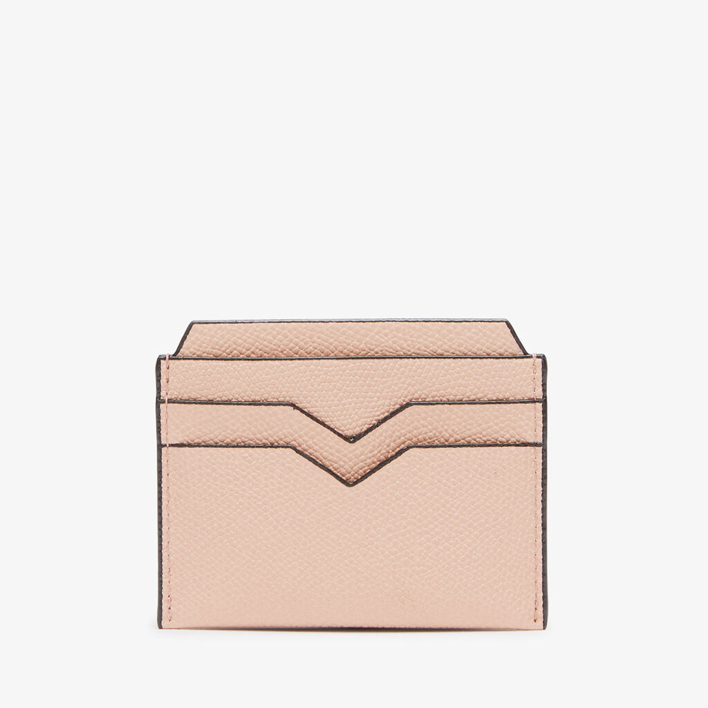 4CC Card Case - Bonne Mine Pink - Vitello VS - Valextra - 5