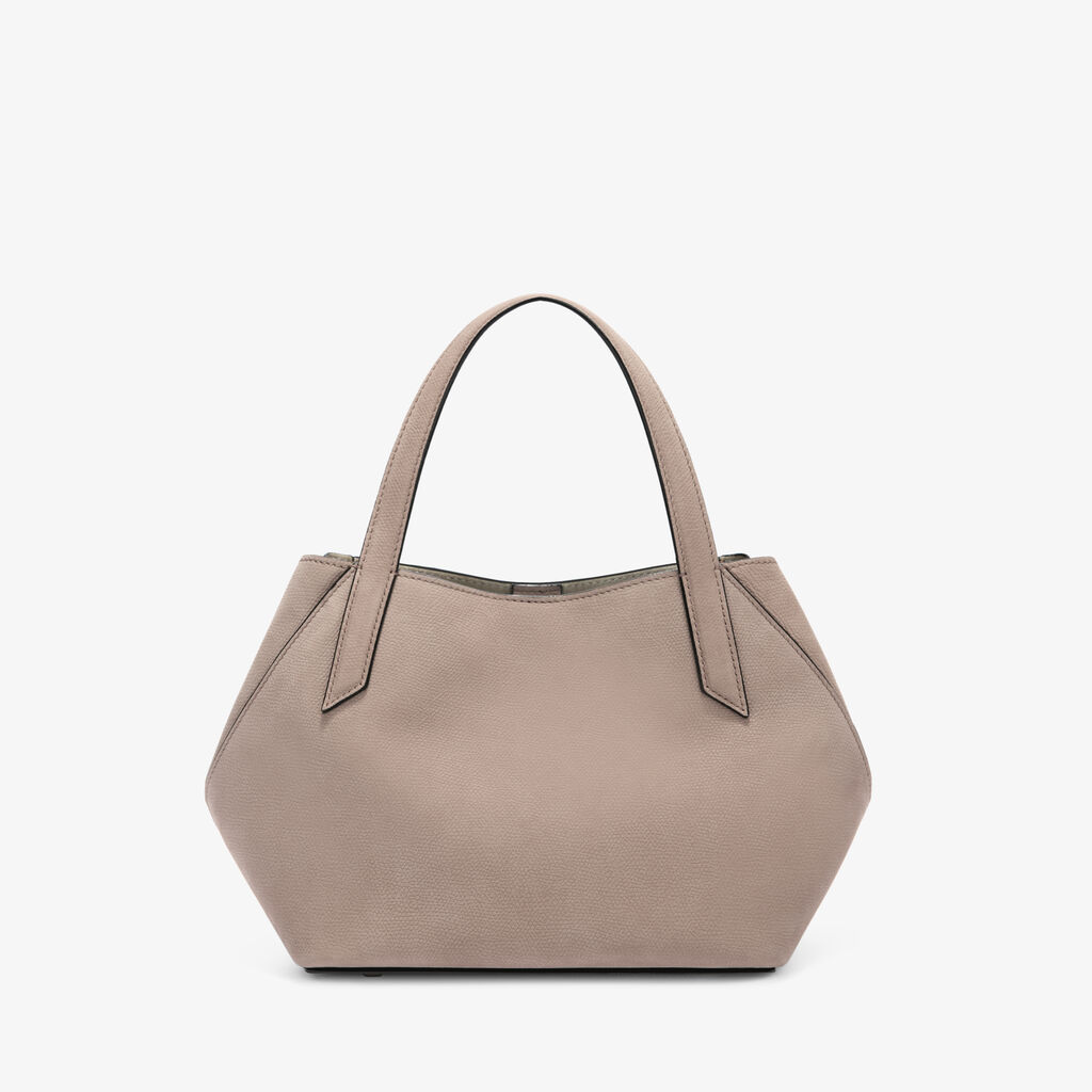 Gio Senso Two Handles Bag - Nude Pink - Millepunte Nubuk Senso Leather - Valextra - 1