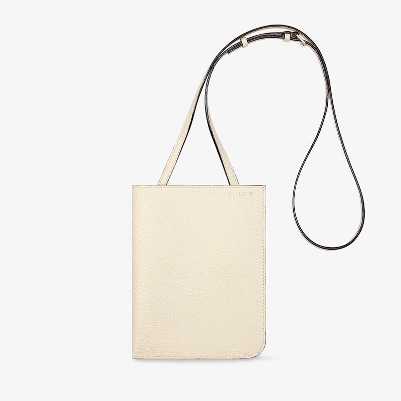 Crossbody Soft - Pergamena White - Millepunte calf leather - Valextra - 1