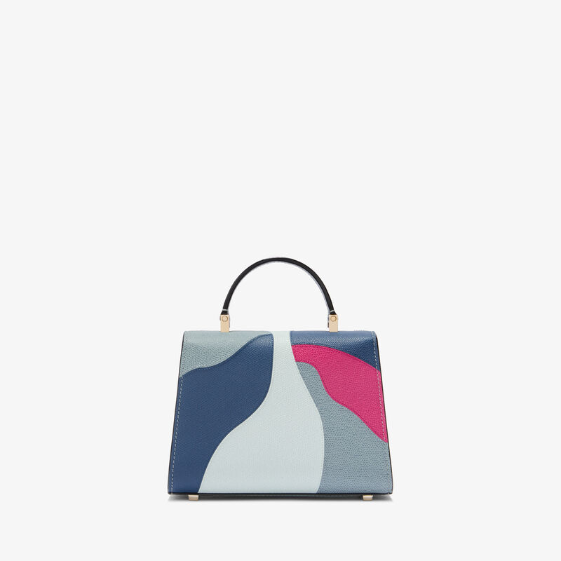 Iside Lily Crossbody Micro Bag -  - Vitello VS-Intarsio+Ricamo Giglio - Valextra - 6