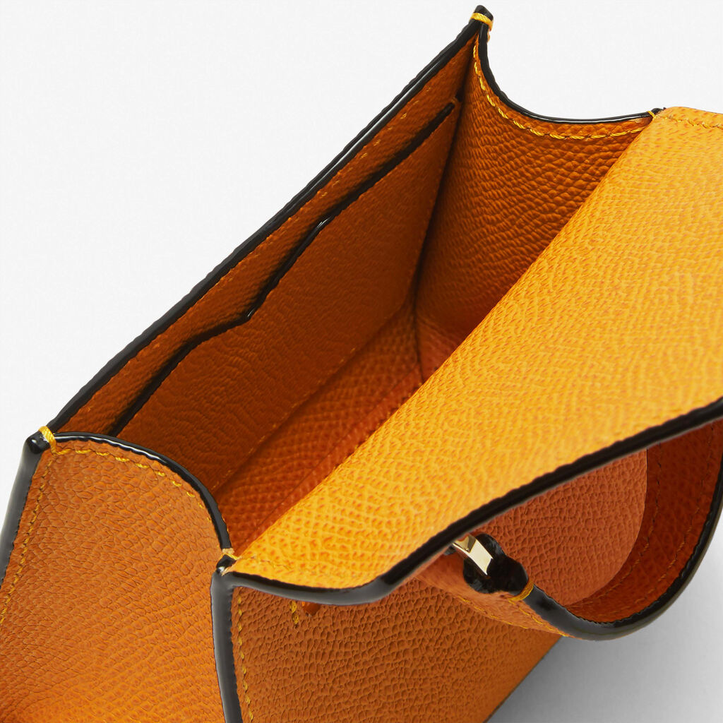 Iside Belt Bag - Saffron Yellow - Vitello VS - Valextra - 5