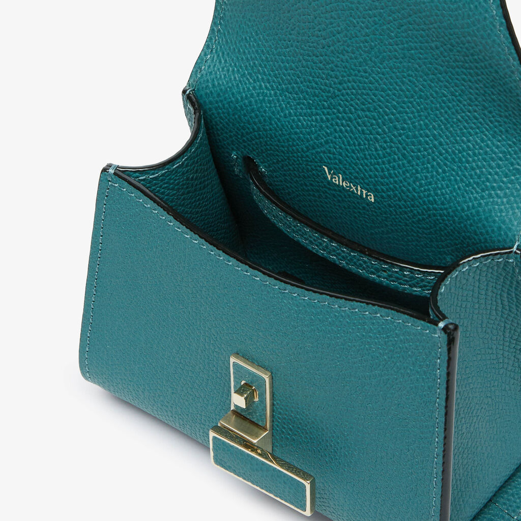 Iside Belt Bag - Bottle Green - Millepunte calf leather - Valextra - 2