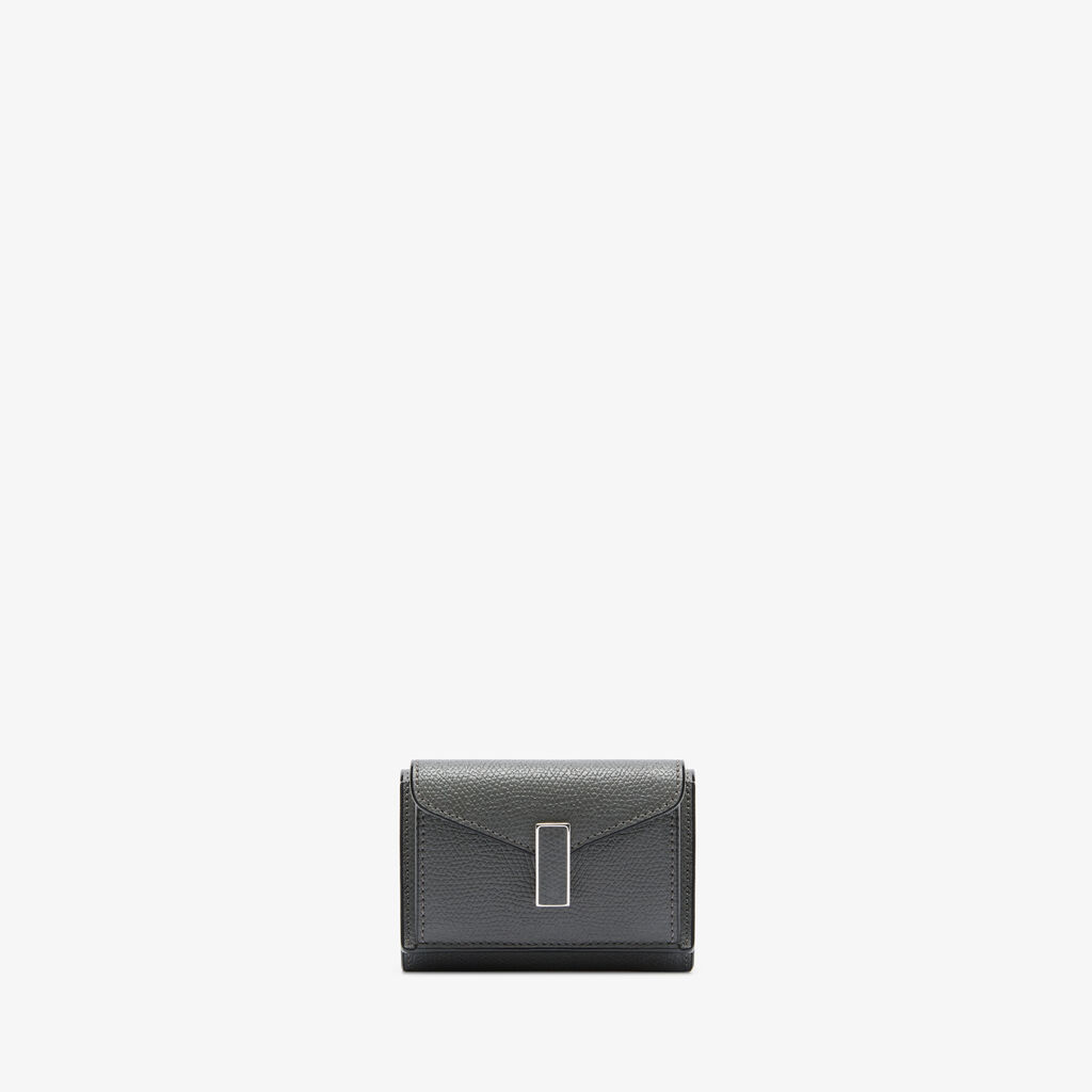 Iside Compact Wallet With Coin Holder -  - Vitello VS - Valextra - 1