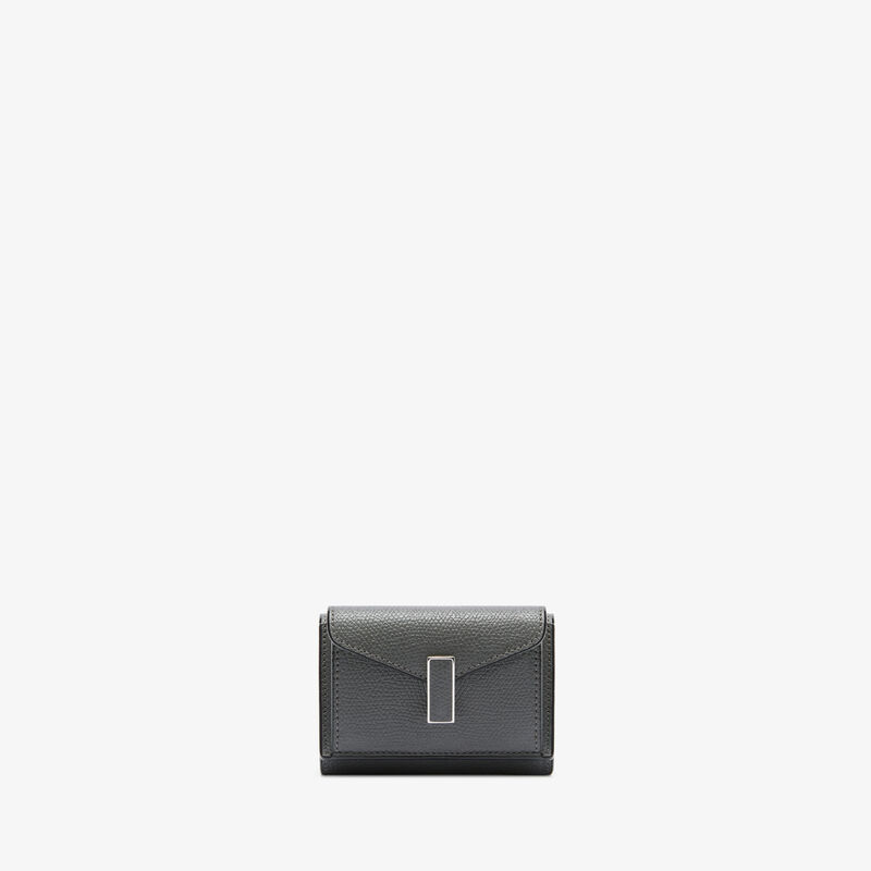 Iside Compact Wallet With Coin Holder -  - Vitello VS - Valextra - 1