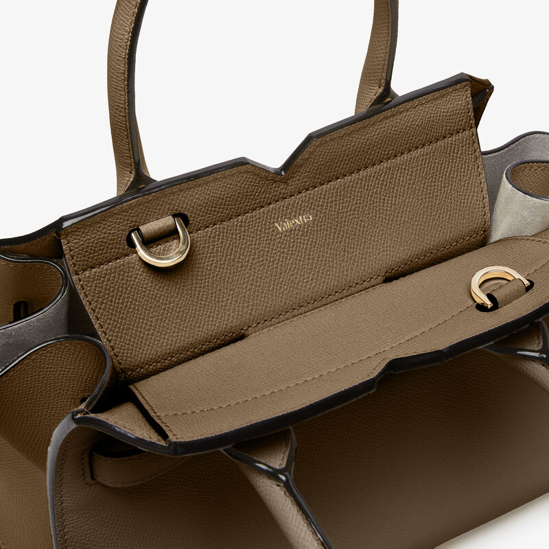 Milano Two Handles Mini Bag -  - Vitello Millepunte Soft - Valextra - 3