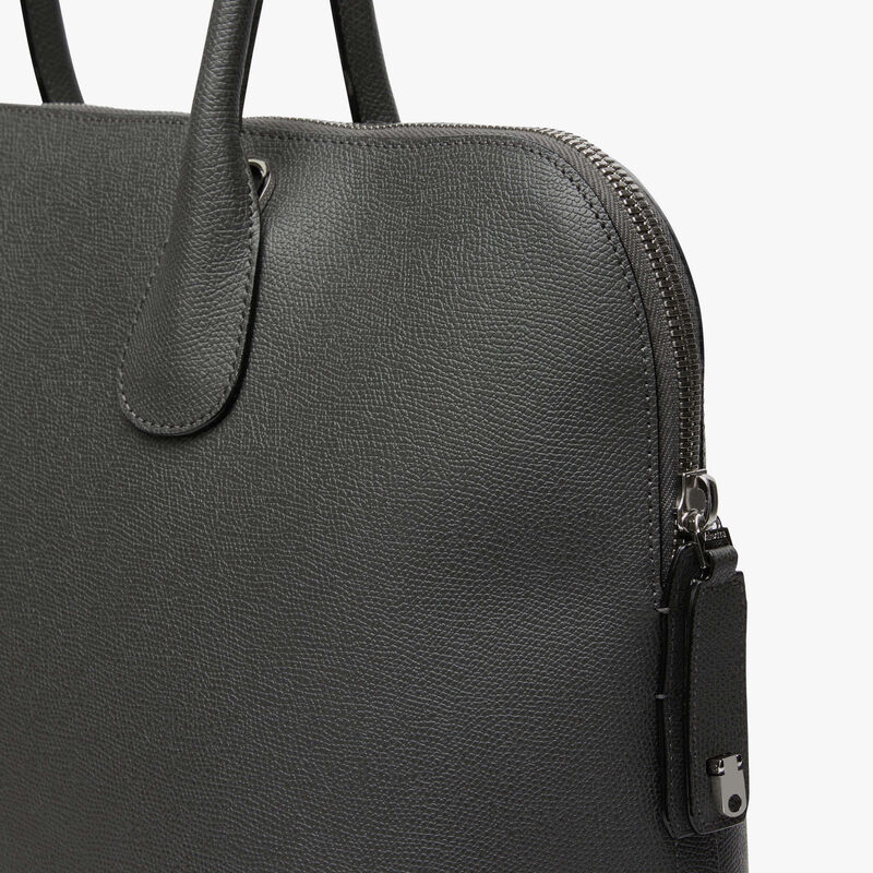 MyLogo Bowling Bag - Smokey Grey - Millepunte calf leather - Valextra - 3