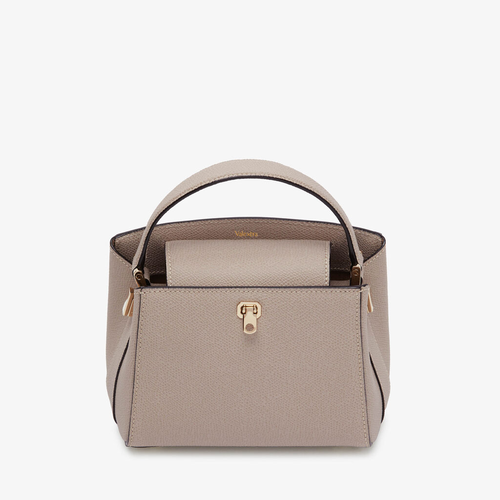 Borsa a tracolla Brera Micro - Rosa Nude - Vitello VS - Valextra - 7