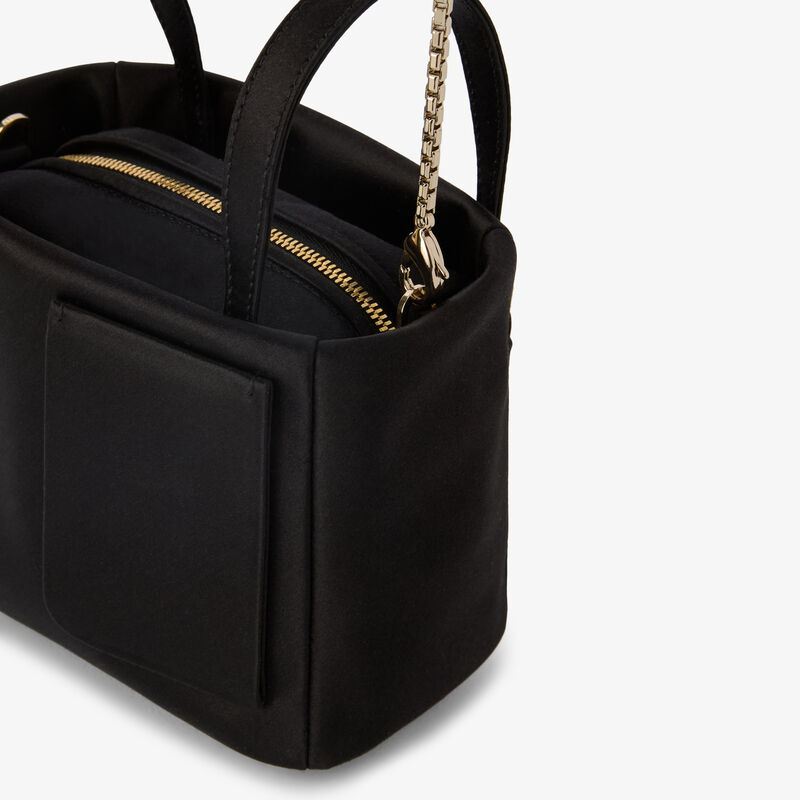 Soft Satin Bucket Nano Bag -  - Raso - Valextra - 2