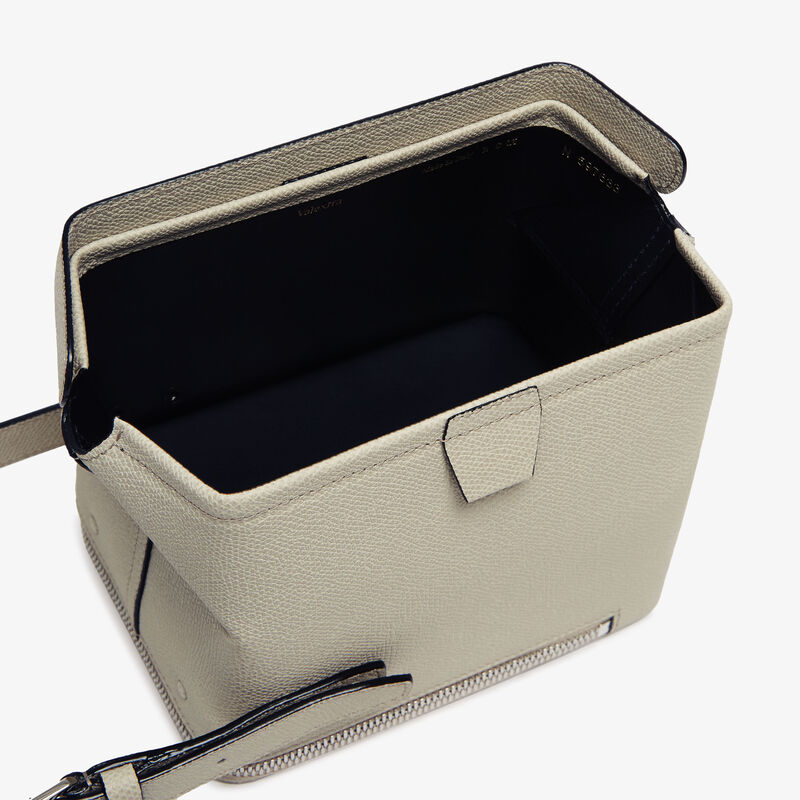 Tric Trac Bag - Linen Grey - Millepunte calf leather - Valextra - 5