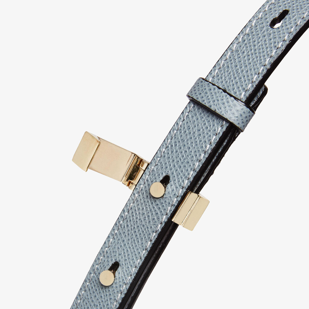 Vivi Hobo Mini Bag - Niagara Blue - Vitello Millepunte Soft - Valextra - 5