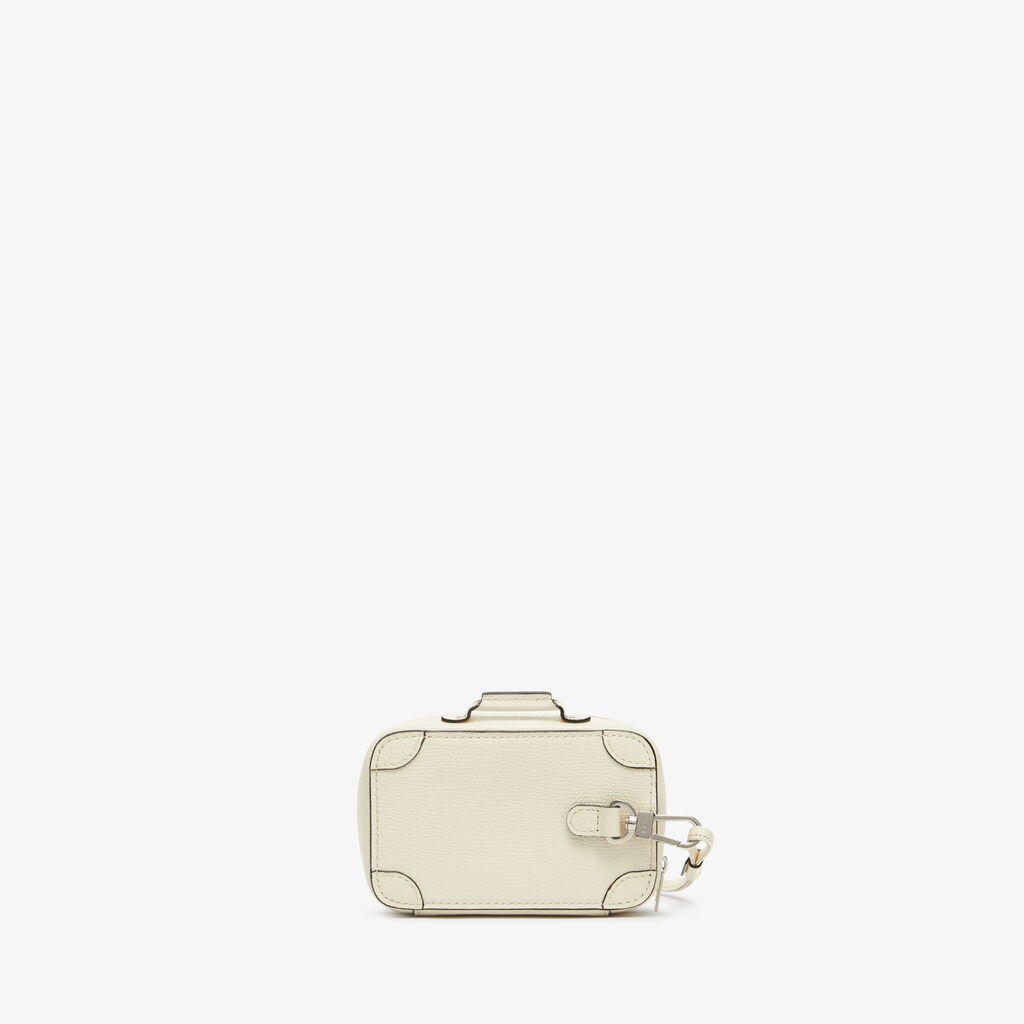 Costa Keychain - Pergamena White - Vitello VS - Valextra - 5