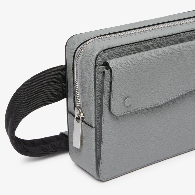Pocket Bum Bag - Fog grey - Millepunte calf leather - Valextra - 3