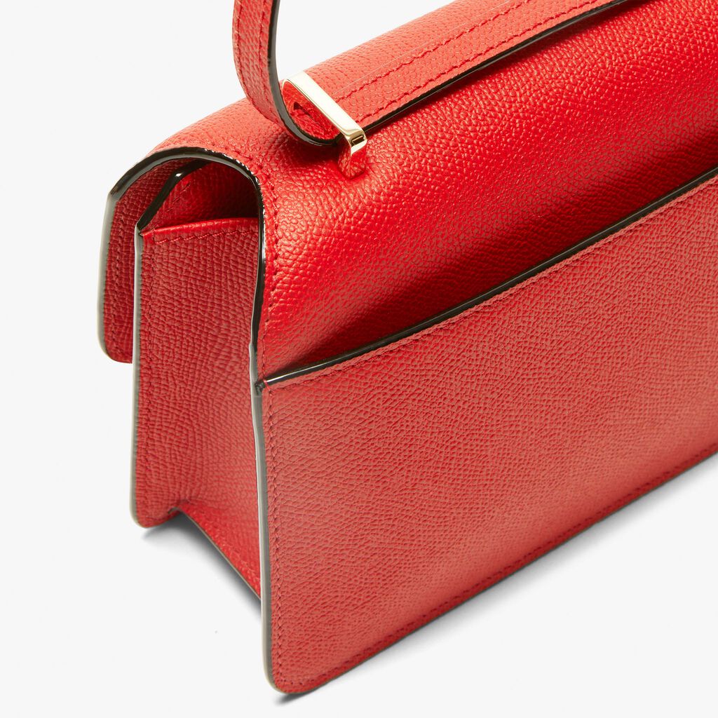 Borsa a tracolla Nolo Mini - Rosso Love - Vitello VS - Valextra - 6