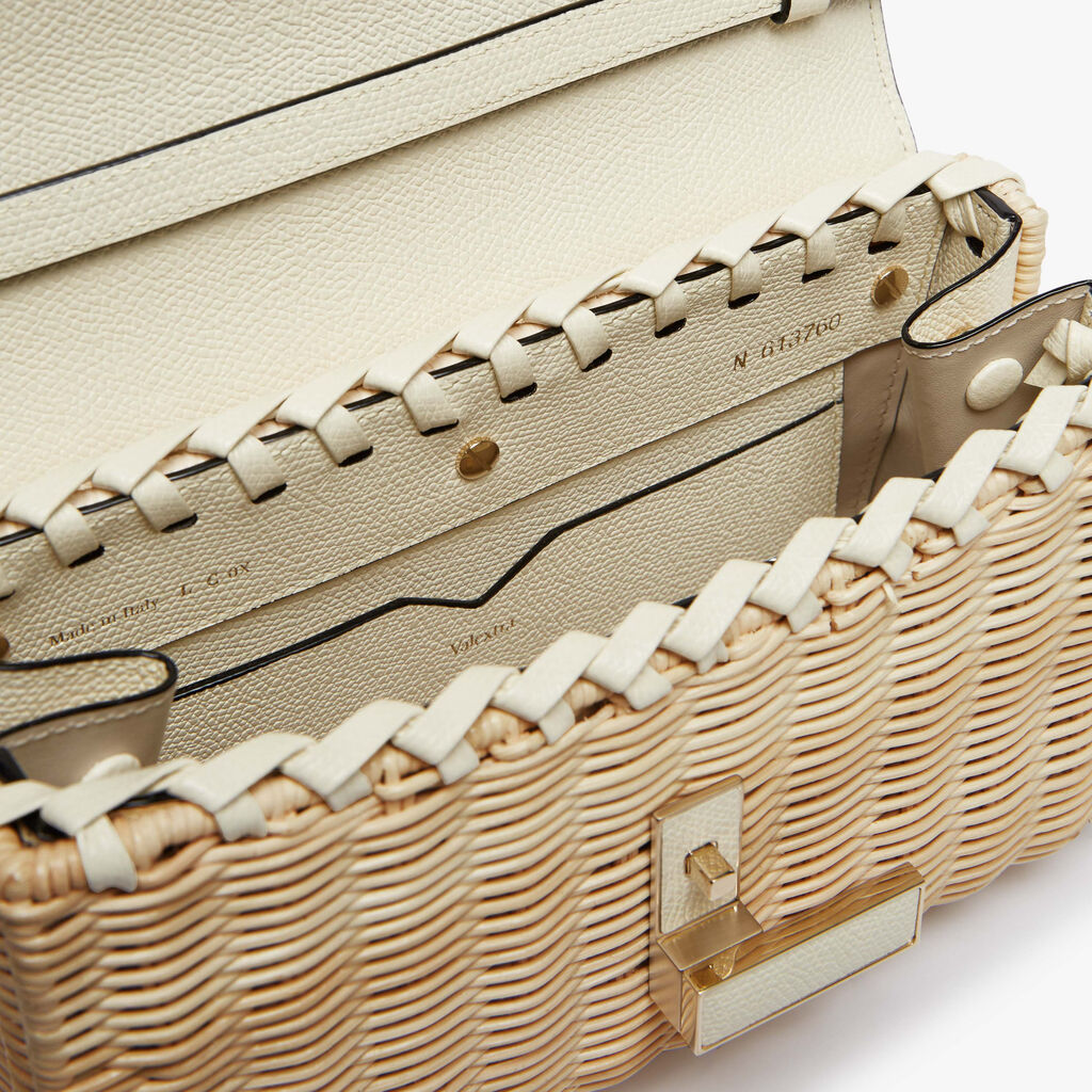 Iside Wicker Clutch - - Midollino/Vitello VS - Valextra - 3