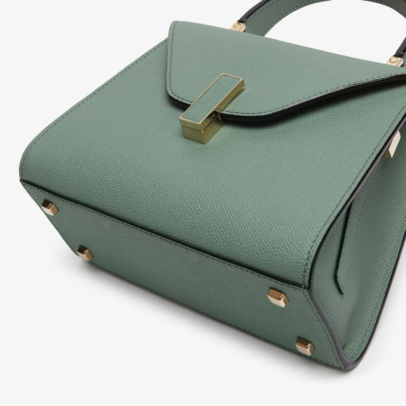 Iside Top Handle Mini Bag - Eucalyptus Green - Millepunte calf leather - Valextra - 5