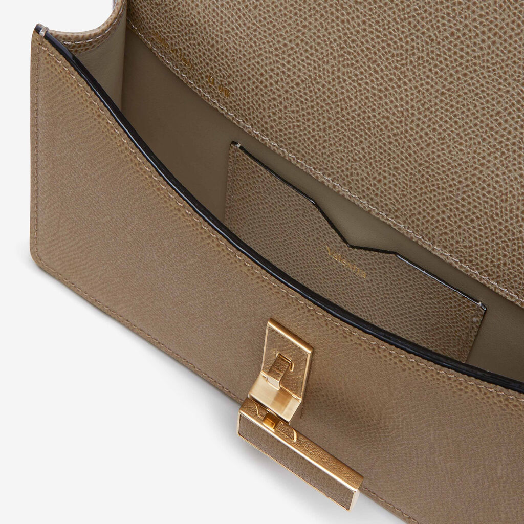 Iside Clutch - Oyster Brown - Vitello VS - Valextra - 3