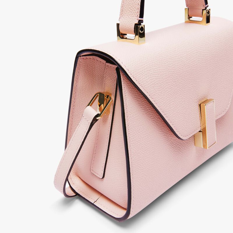 Iside crossbody micro bag - Peony Pink - Millepunte calf leather - Valextra - 5