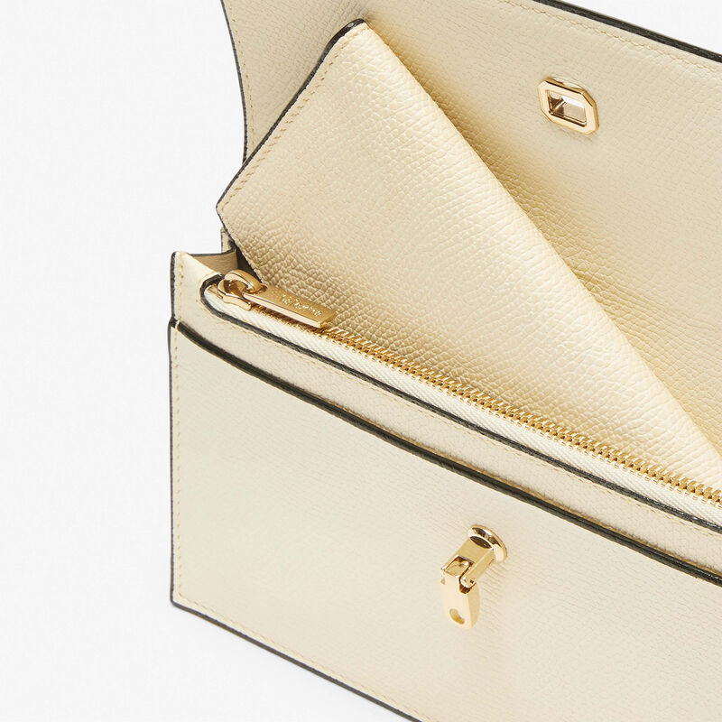 Brera Purse - Pergamena White - Millepunte calf leather - Valextra - 2
