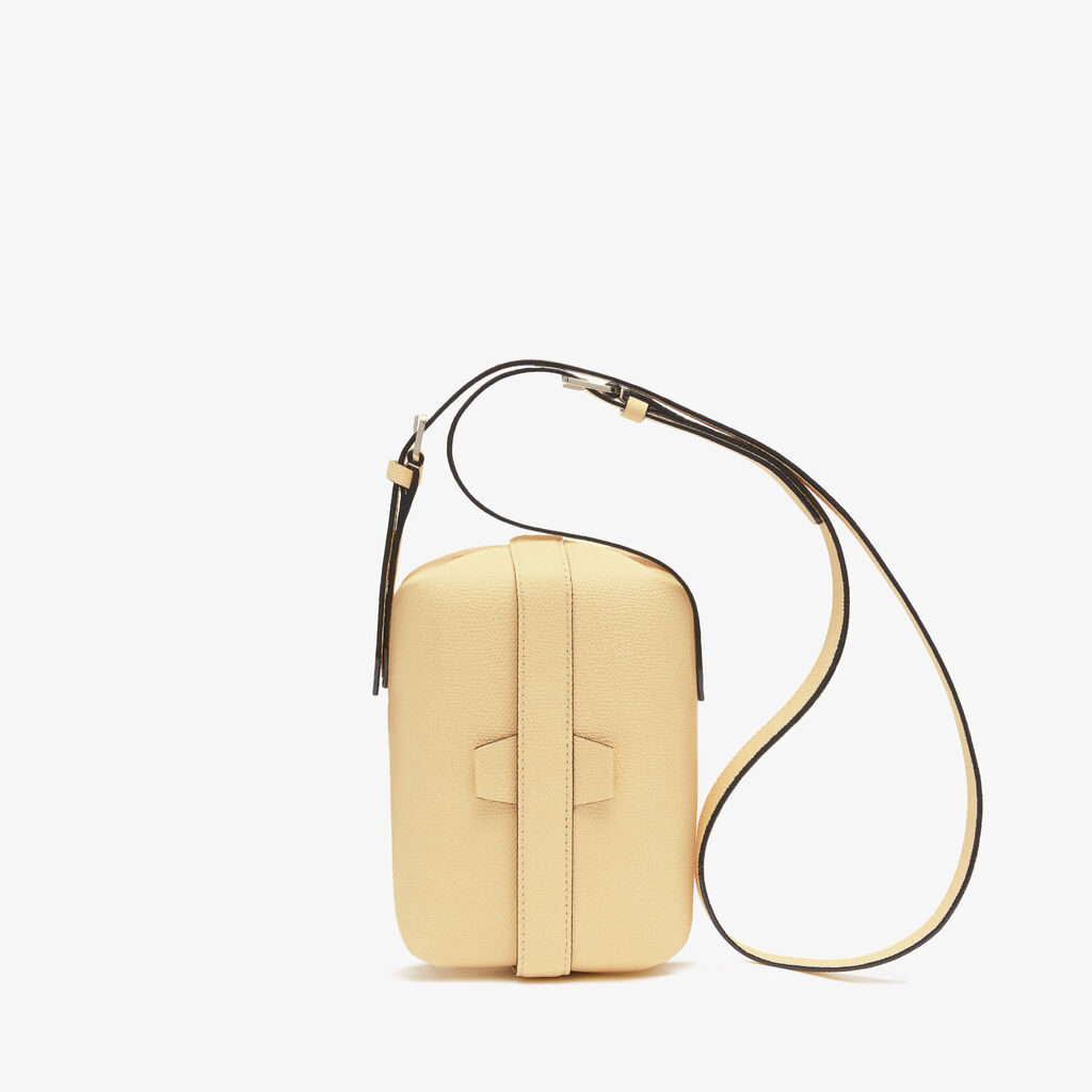 Tric Trac Bag - Cream Yellow - Vitello VS - Valextra - 1
