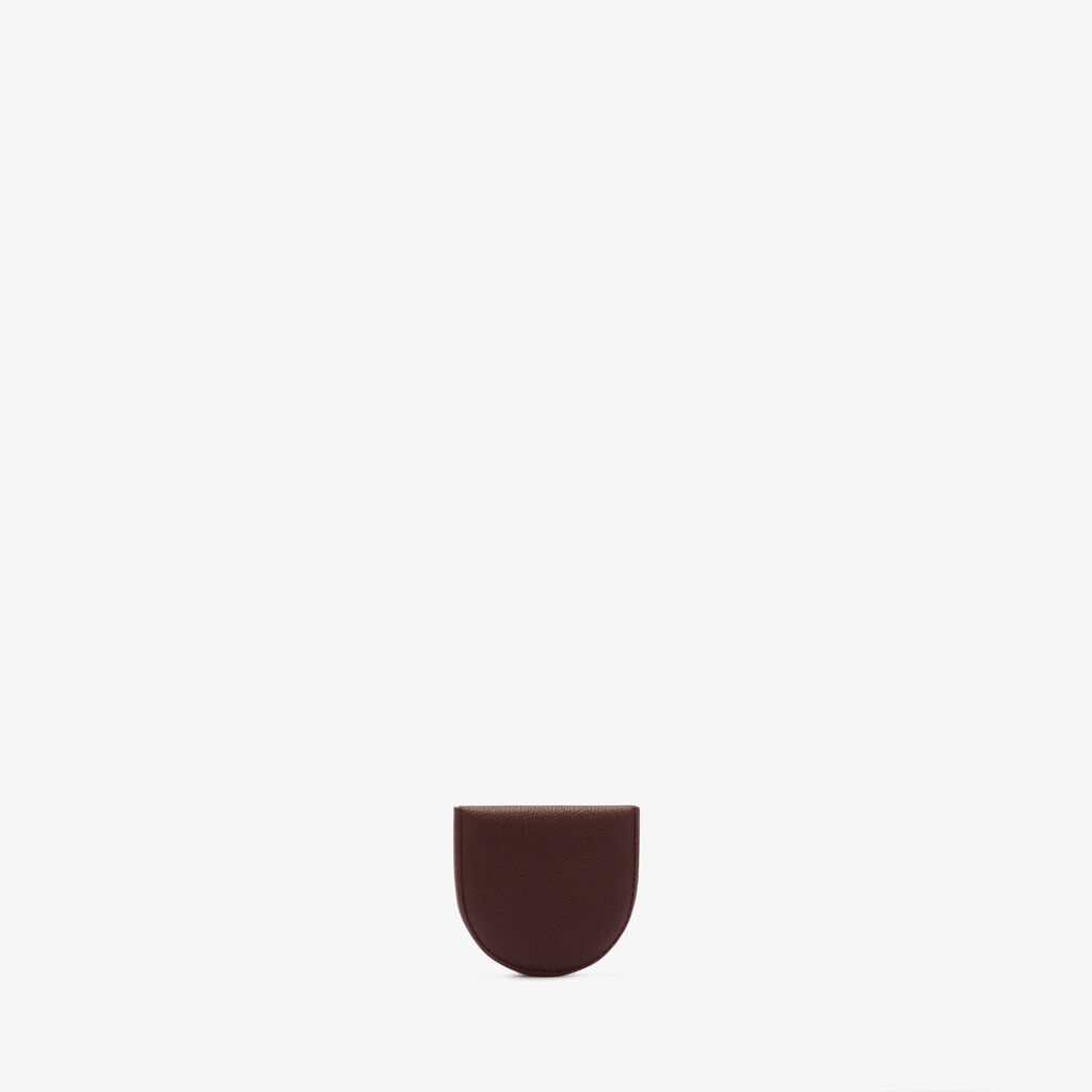 Tallone Coin Purse - Coffee Brown - Millepunte calf leather - Valextra - 1