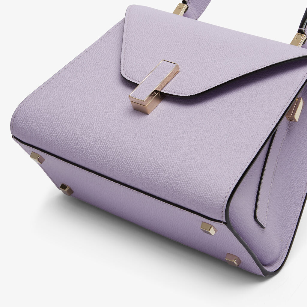 Iside Top Handle Mini Bag - Wisteria Pink - Vitello VS - Valextra - 5