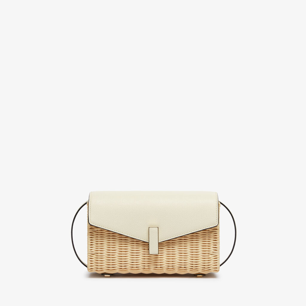 Iside Wicker Clutch - - Midollino/Vitello VS - Valextra - 1