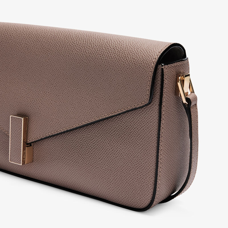 Iside Shoulder Bag - Sahara Brown - Millepunte Soft calf leather - Valextra - 3