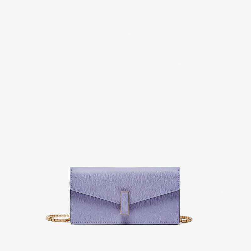 Iside clutch bag - Lavander Pink - Millepunte calf leather - Valextra - 1