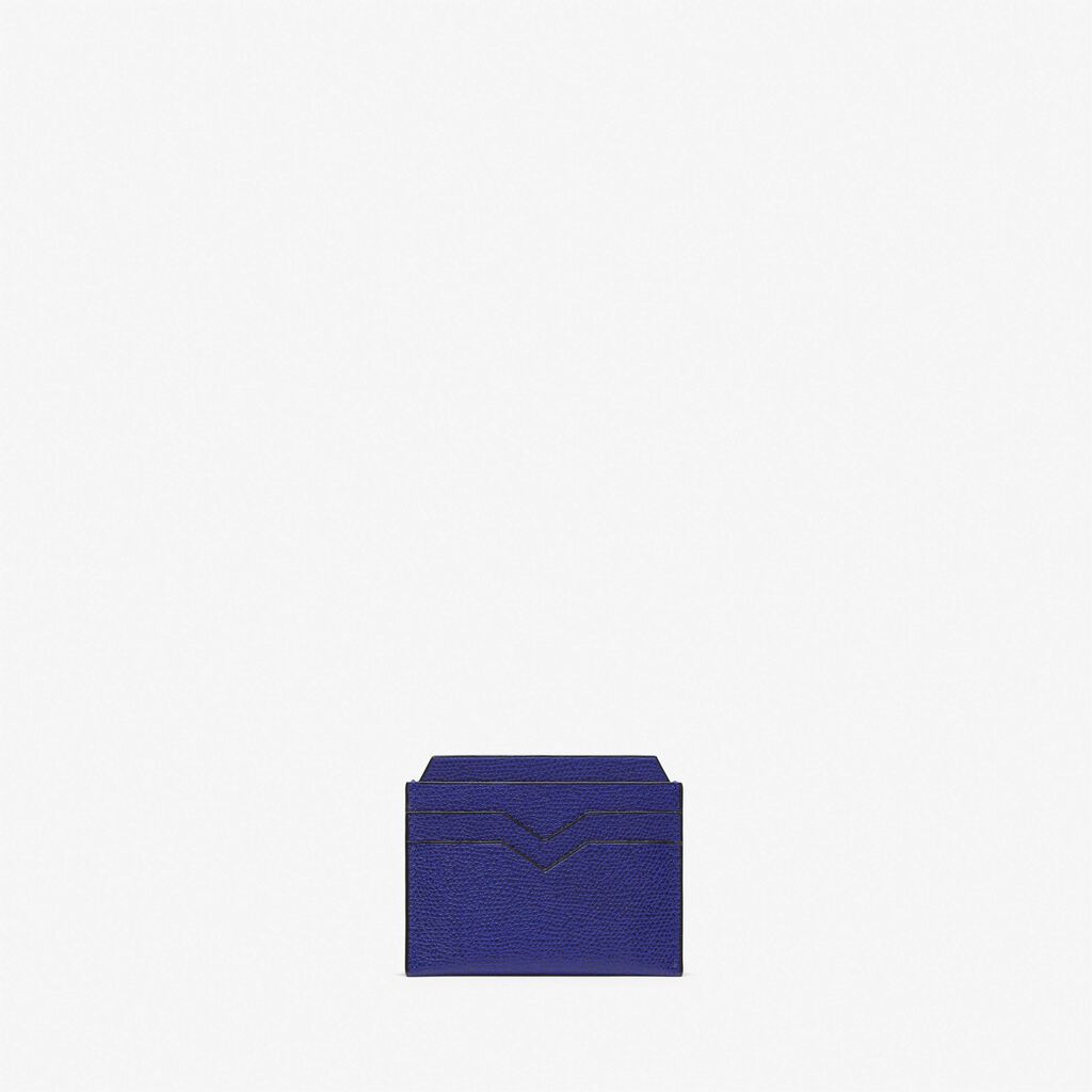 4CC Card Case - Royal Blue - Vitello VS - Valextra - 4