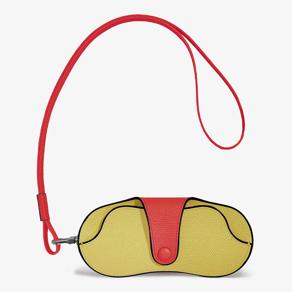 Customised glasses Case with lanyard -  - Vitello VS - Valextra - 1