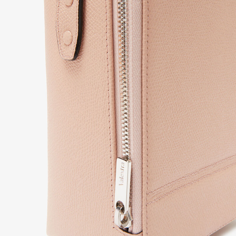 Tric Trac Bag - Bonne Mine Pink - Millepunte calf leather - Valextra - 4