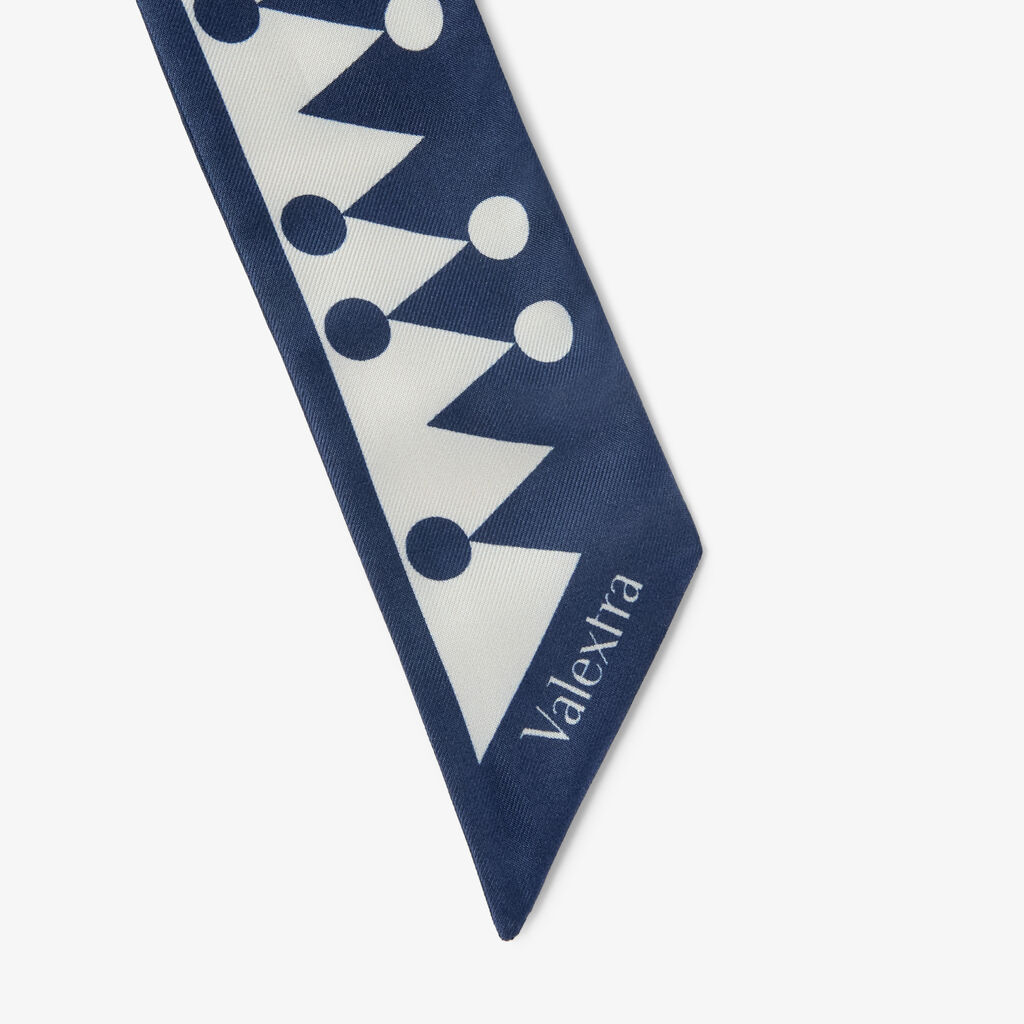 Nastro di Seta Disegno Geometrico - - Seta - Valextra - 2