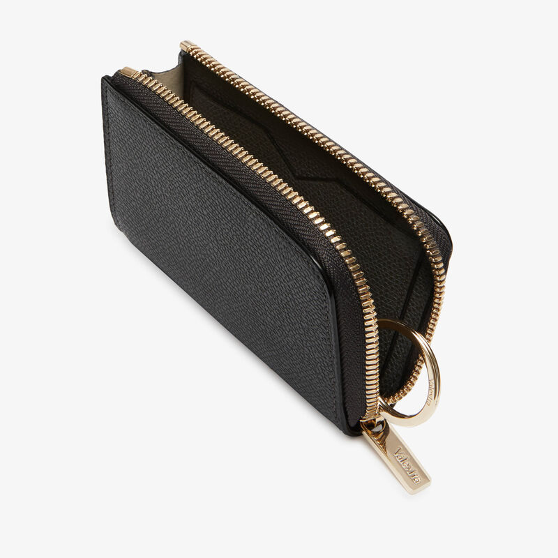 Key Holder Zip Around - Smokey Grey - Millepunte calf leather - Valextra - 2