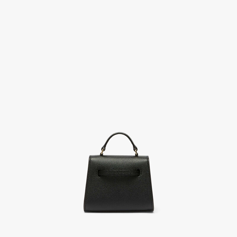 Iside Belt Bag - Black - Millepunte calf leather - Valextra - 6