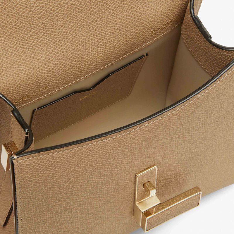 Iside crossbody micro bag - Cashmere Beige - Millepunte calf leather - Valextra - 3