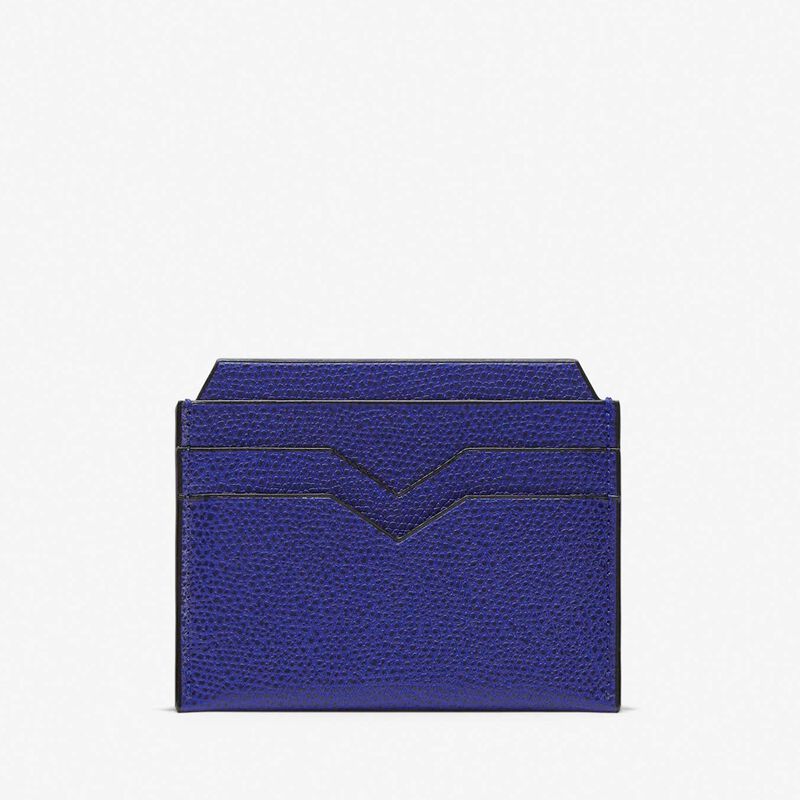 4CC Card Case - Royal Blue - Millepunte calf leather - Valextra - 5